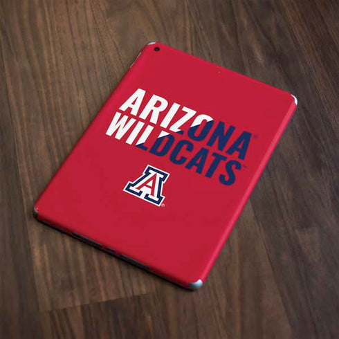 University of Arizona Wildcats Logo Split Red Apple iPad Skin