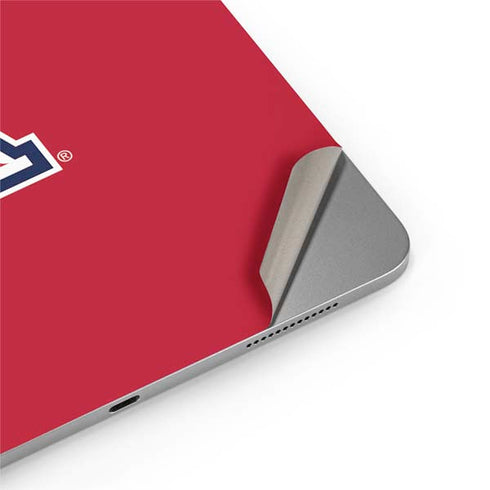 University of Arizona Wildcats Logo Split Red Apple iPad Air Skin
