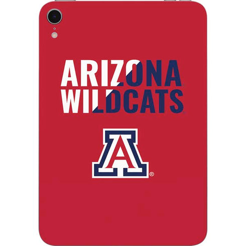 University of Arizona Wildcats Logo Split Red Apple iPad Mini Skin