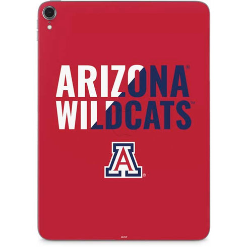 University of Arizona Wildcats Logo Split Red Apple iPad Pro Skin