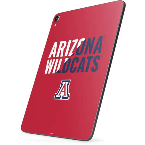 University of Arizona Wildcats Logo Split Red Apple iPad Pro Skin
