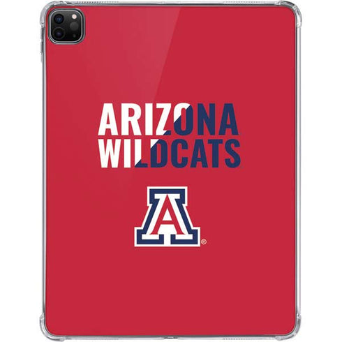 University of Arizona Wildcats Logo Split Red iPad Pro 11in (2024) Clear Case
