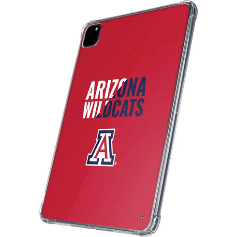 University of Arizona Wildcats Logo Split Red iPad Pro 11in (2024) Clear Case