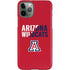 University of Arizona Wildcats Logo Split Red iPhone Cases