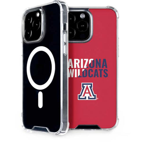 University of Arizona Wildcats Logo Split Red iPhone Cases