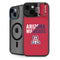 University of Arizona Wildcats Logo Split Red iPhone 14 Kickstand Case