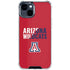 University of Arizona Wildcats Logo Split Red iPhone 15 Clear Case