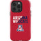 University of Arizona Wildcats Logo Split Red iPhone 15 Pro Impact Case