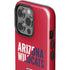 University of Arizona Wildcats Logo Split Red iPhone 15 Pro Impact Case