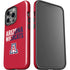 University of Arizona Wildcats Logo Split Red iPhone 15 Pro Impact Case