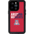 University of Arizona Wildcats Logo Split Red iPhone 15 Pro Waterproof Case