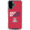University of Arizona Wildcats Logo Split Red iPhone 16 Clear Case