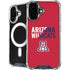 University of Arizona Wildcats Logo Split Red iPhone 16 MagSafe Case