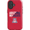 University of Arizona Wildcats Logo Split Red iPhone 16 Magsafe Impact Case