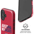 University of Arizona Wildcats Logo Split Red iPhone 16 Magsafe Impact Case
