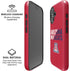 University of Arizona Wildcats Logo Split Red iPhone 16 Magsafe Impact Case