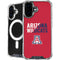 University of Arizona Wildcats Logo Split Red iPhone 16 Plus MagSafe Case