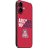 University of Arizona Wildcats Logo Split Red iPhone 16 Plus Skin