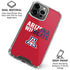 University of Arizona Wildcats Logo Split Red iPhone 16 Pro Max Clear Case