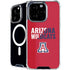 University of Arizona Wildcats Logo Split Red iPhone 16 Pro Max MagSafe Case