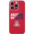 University of Arizona Wildcats Logo Split Red iPhone 16 Pro Skin