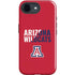University of Arizona Wildcats Logo Split Red iPhone 16e Impact Case