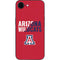 University of Arizona Wildcats Logo Split Red iPhone 16e Skin