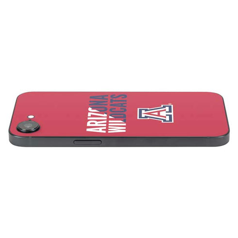 University of Arizona Wildcats Logo Split Red iPhone 16e Skin