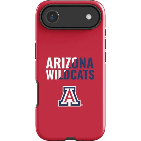 University of Arizona Wildcats Logo Split Red iPhone 17 Air Impact Case