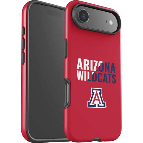 University of Arizona Wildcats Logo Split Red iPhone 17 Air Impact Case