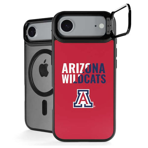 University of Arizona Wildcats Logo Split Red iPhone 17 Air Kickstand Case
