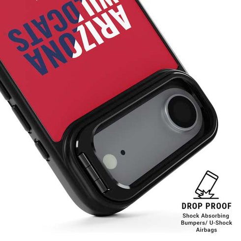 University of Arizona Wildcats Logo Split Red iPhone 17 Air Kickstand Case