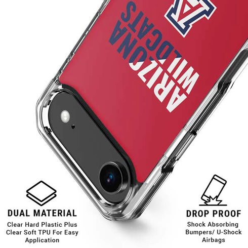 University of Arizona Wildcats Logo Split Red iPhone 17 Air MagSafe Case