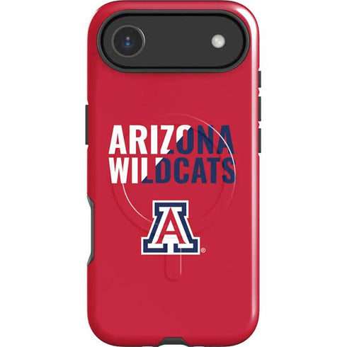 University of Arizona Wildcats Logo Split Red iPhone 17 Air Magsafe Impact Case