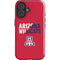 University of Arizona Wildcats Logo Split Red iPhone 17 Impact Case