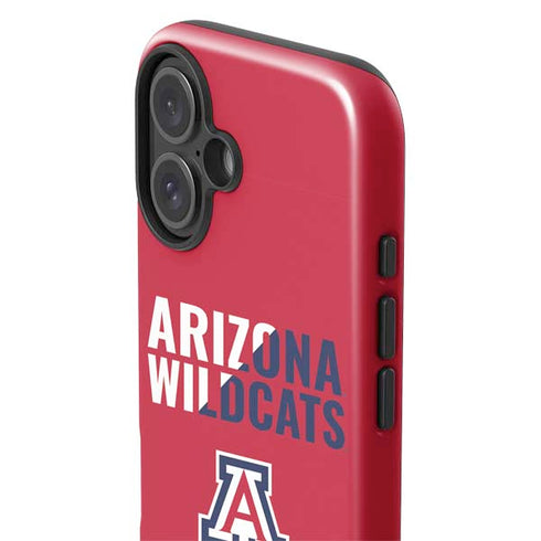 University of Arizona Wildcats Logo Split Red iPhone 17 Impact Case