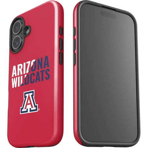 University of Arizona Wildcats Logo Split Red iPhone 17 Impact Case
