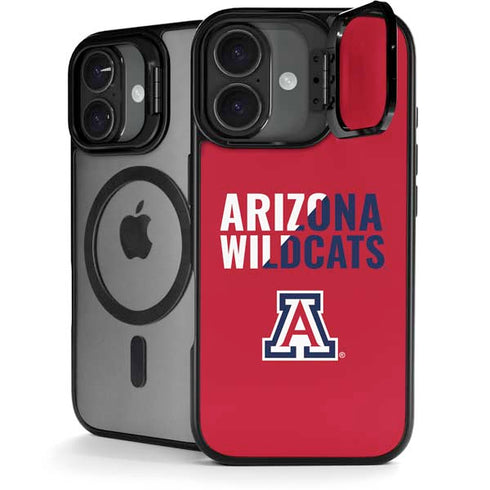 University of Arizona Wildcats Logo Split Red iPhone 17 Kickstand Case