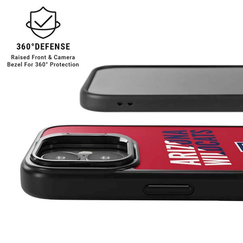 University of Arizona Wildcats Logo Split Red iPhone 17 Kickstand Case