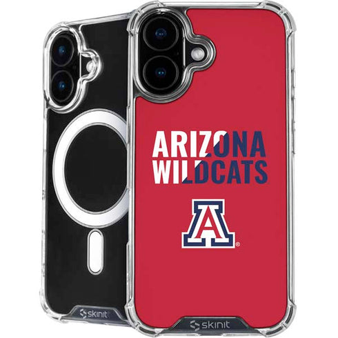University of Arizona Wildcats Logo Split Red iPhone 17 MagSafe Case