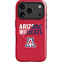 University of Arizona Wildcats Logo Split Red iPhone 17 Pro Magsafe Impact Case
