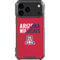 University of Arizona Wildcats Logo Split Red iPhone 17 Pro Max Clear Case