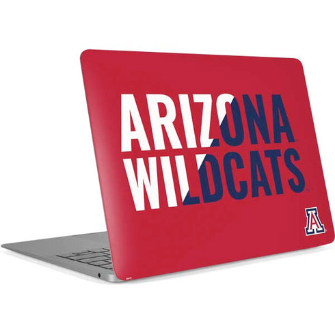 University of Arizona Wildcats Logo Split Red Apple MacBook Air Skin