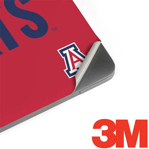 University of Arizona Wildcats Logo Split Red MacBook Skins