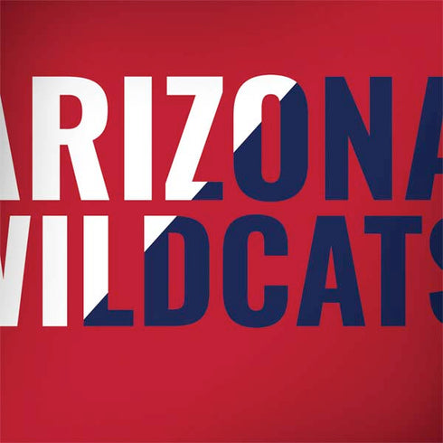 University of Arizona Wildcats Logo Split Red MacBook Skins