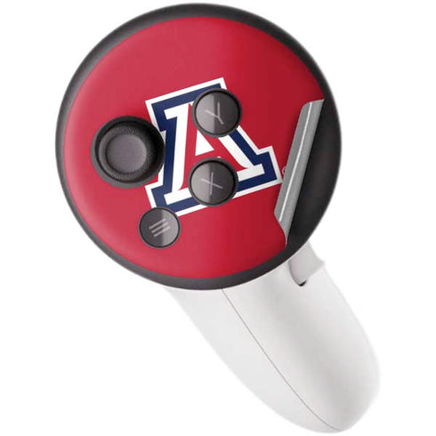 University of Arizona Wildcats Logo Split Red Meta Quest 3S Skin