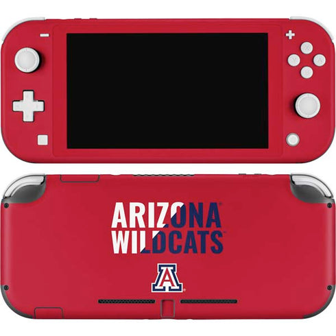 University of Arizona Wildcats Logo Split Red Nintendo Skins