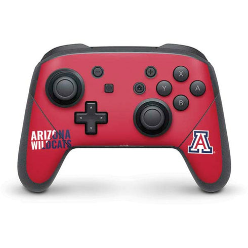 University of Arizona Wildcats Logo Split Red Nintendo Skins
