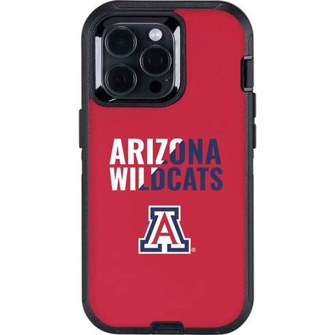 University of Arizona Wildcats Logo Split Red Otterbox Defender iPhone Skin