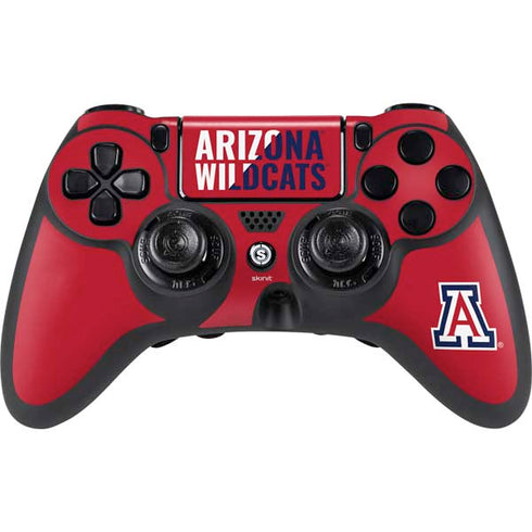 University of Arizona Wildcats Logo Split Red PlayStation PS4 Skins